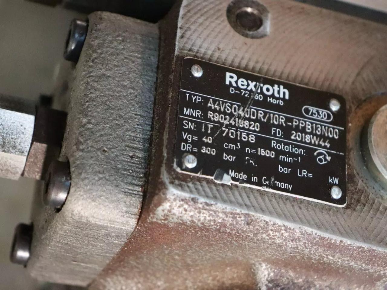 REXROTH A4VSO40DR/10R-PPB13N00 - Гидравлический мотор для Погрузочно-разгрузочной техники: фото 5 REXROTH A4VSO40DR/10R-PPB13N00 - Гидравлический мотор для Погрузочно-разгрузочной техники: фото 5