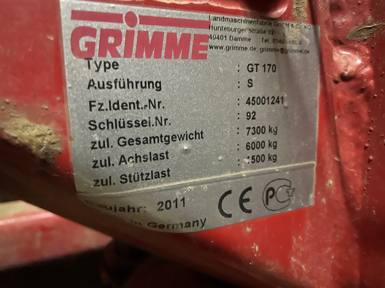 Grimme GT 170 - Комбайн: фото 3 Grimme GT 170 - Комбайн: фото 3
