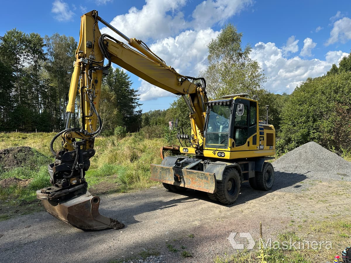 Hjulgrävare Komatsu PW160-10 med 3D maskinstyrning - Гусеничный экскаватор: фото 1 Hjulgrävare Komatsu PW160-10 med 3D maskinstyrning - Гусеничный экскаватор: фото 1