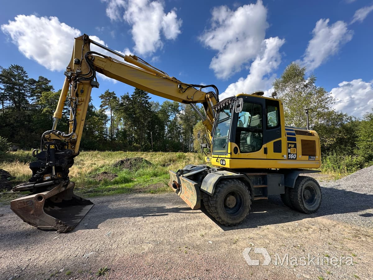 Hjulgrävare Komatsu PW160-10 med 3D maskinstyrning - Гусеничный экскаватор: фото 2 Hjulgrävare Komatsu PW160-10 med 3D maskinstyrning - Гусеничный экскаватор: фото 2