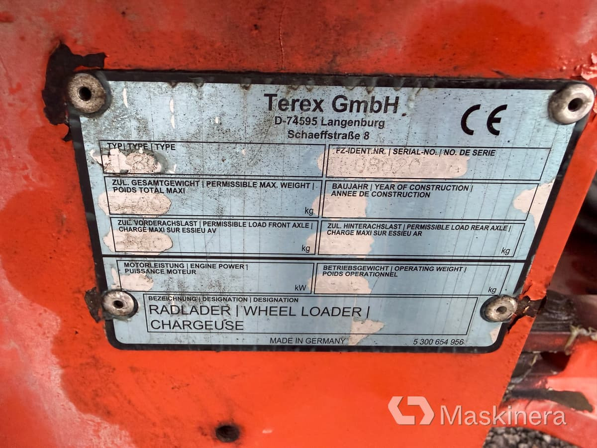 Колёсный погрузчик Hjullastare Terex TL80 med tillbehör: фото 18