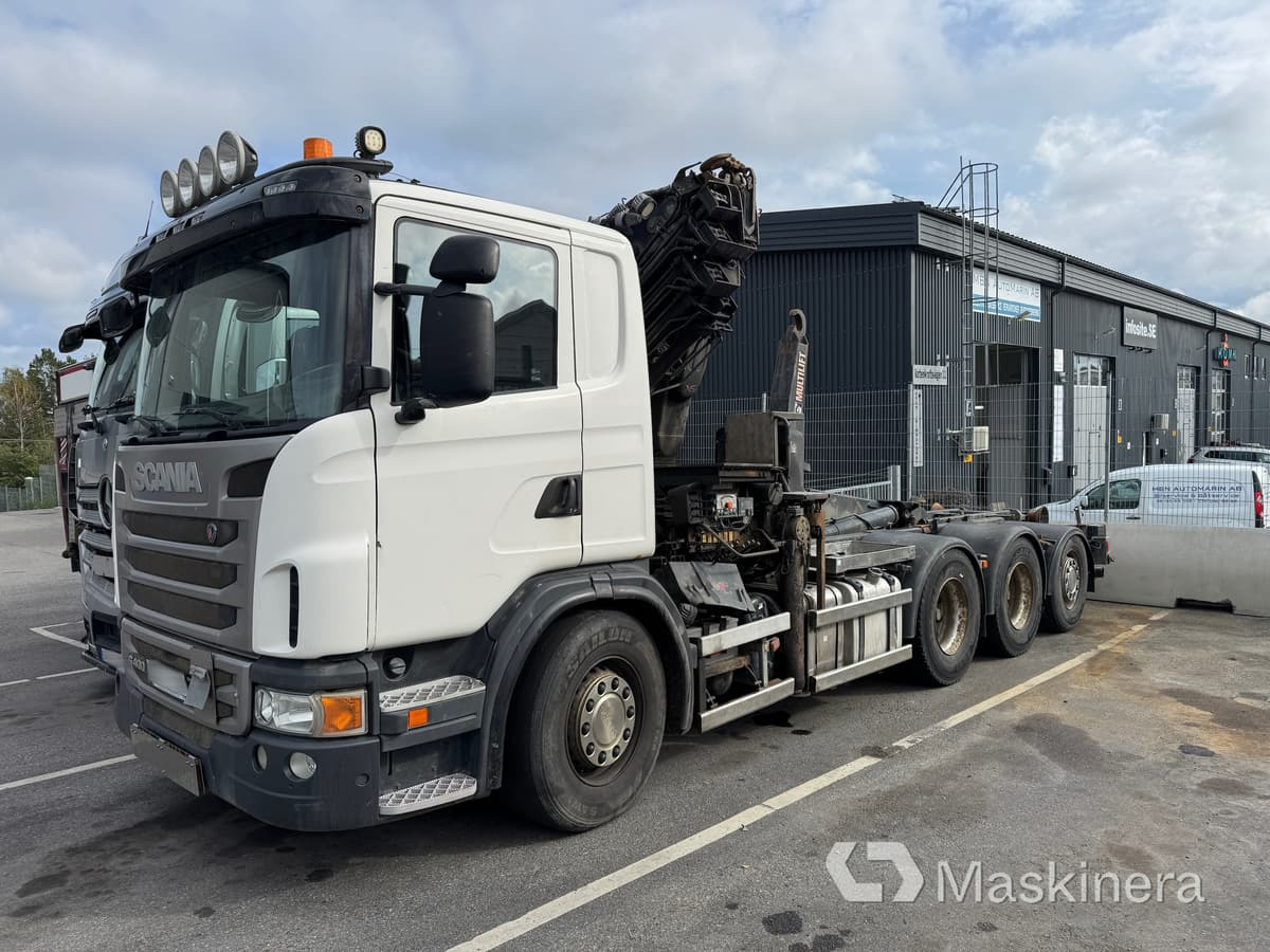 Lastväxlare Scania G400LB8X4*4HNA med HIAB kran - Крюковой мультилифт, Автоманипулятор: фото 1 Lastväxlare Scania G400LB8X4*4HNA med HIAB kran - Крюковой мультилифт, Автоманипулятор: фото 1