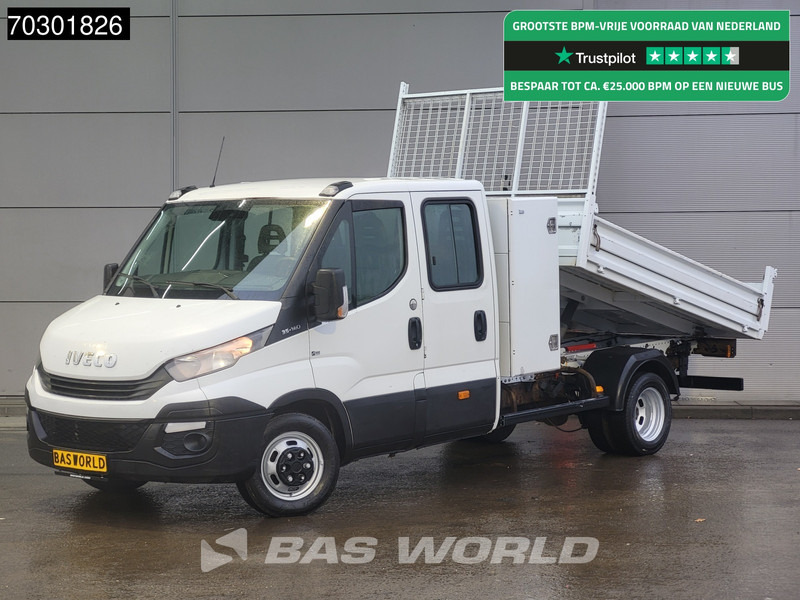 Iveco Daily 35C14 Kipper met Kist Dubbel Cabine Dubbellucht 3,5t Trekhaak Airco Cruise Euro6 Tipper Benne Kieper Airco Trekhaak Cruise contr - Малотоннажный самосвал: фото 1 Iveco Daily 35C14 Kipper met Kist Dubbel Cabine Dubbellucht 3,5t Trekhaak Airco Cruise Euro6 Tipper Benne Kieper Airco Trekhaak Cruise contr - Малотоннажный самосвал: фото 1