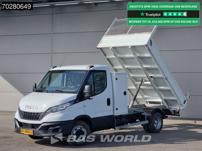 Iveco Daily 35C14 Kipper met Kist Dubbellucht 3,5t Trekhaak Airco Cruise Euro6 Kieper Tipper Benne Airco Trekhaak Cruise control - Малотоннажный самосвал: фото 1 Iveco Daily 35C14 Kipper met Kist Dubbellucht 3,5t Trekhaak Airco Cruise Euro6 Kieper Tipper Benne Airco Trekhaak Cruise control - Малотоннажный самосвал: фото 1
