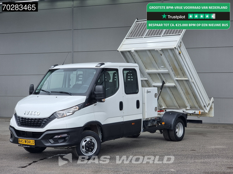 Iveco Daily 35C16 Kipper met Kist Dubbel Cabine Dubbellucht 3,5t Trekhaak Navi Airco Cruise Camera Euro6 Kieper Tipper Benne 2m3 Airco Trekh - Малотоннажный самосвал: фото 1 Iveco Daily 35C16 Kipper met Kist Dubbel Cabine Dubbellucht 3,5t Trekhaak Navi Airco Cruise Camera Euro6 Kieper Tipper Benne 2m3 Airco Trekh - Малотоннажный самосвал: фото 1