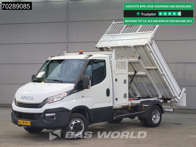 Iveco Daily 35C16 Kipper met Kraan Dubbellucht 3,5t Trekhaak Airco Cruise Camera Euro6 Crane Kran Kranwagen 2m3 Airco Trekhaak Cruise contro - Малотоннажный самосвал: фото 1 Iveco Daily 35C16 Kipper met Kraan Dubbellucht 3,5t Trekhaak Airco Cruise Camera Euro6 Crane Kran Kranwagen 2m3 Airco Trekhaak Cruise contro - Малотоннажный самосвал: фото 1