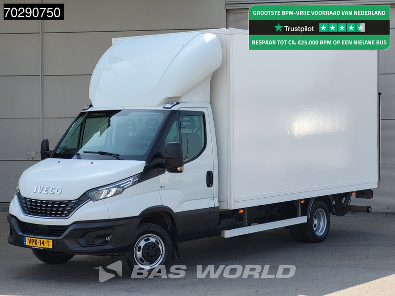 Iveco Daily 35C18 3.0L Laadklep Automaat Zijdeur Bakwagen Dubbellucht LED Cruise Airco Euro6 Meubelbak Koffer 22m3 Airco Cruise control - Фургон с закрытым кузовом: фото 1 Iveco Daily 35C18 3.0L Laadklep Automaat Zijdeur Bakwagen Dubbellucht LED Cruise Airco Euro6 Meubelbak Koffer 22m3 Airco Cruise control - Фургон с закрытым кузовом: фото 1