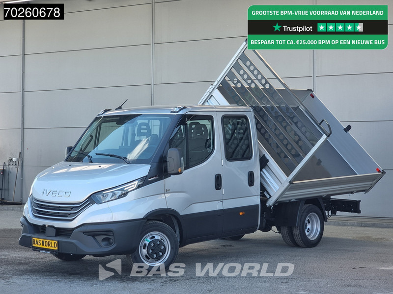 Iveco Daily 35C21 3 zijdige Kipper Dubbel Cabine 210PK 3.0L Dubbellucht Airco Cruise LED Camera Tipper Benne Kieper 2m3 Airco - Малотоннажный самосвал: фото 1 Iveco Daily 35C21 3 zijdige Kipper Dubbel Cabine 210PK 3.0L Dubbellucht Airco Cruise LED Camera Tipper Benne Kieper 2m3 Airco - Малотоннажный самосвал: фото 1