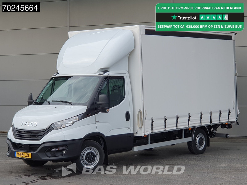 Iveco Daily 35S18 3.0L Laadklep 180PK Schuifzeilen Airco Cruise Bakwagen Euro6 Meubelbak Zeilenwagen Schuifzeil Plane 22m3 Airco Cruise cont - Тентованный фургон: фото 1 Iveco Daily 35S18 3.0L Laadklep 180PK Schuifzeilen Airco Cruise Bakwagen Euro6 Meubelbak Zeilenwagen Schuifzeil Plane 22m3 Airco Cruise cont - Тентованный фургон: фото 1