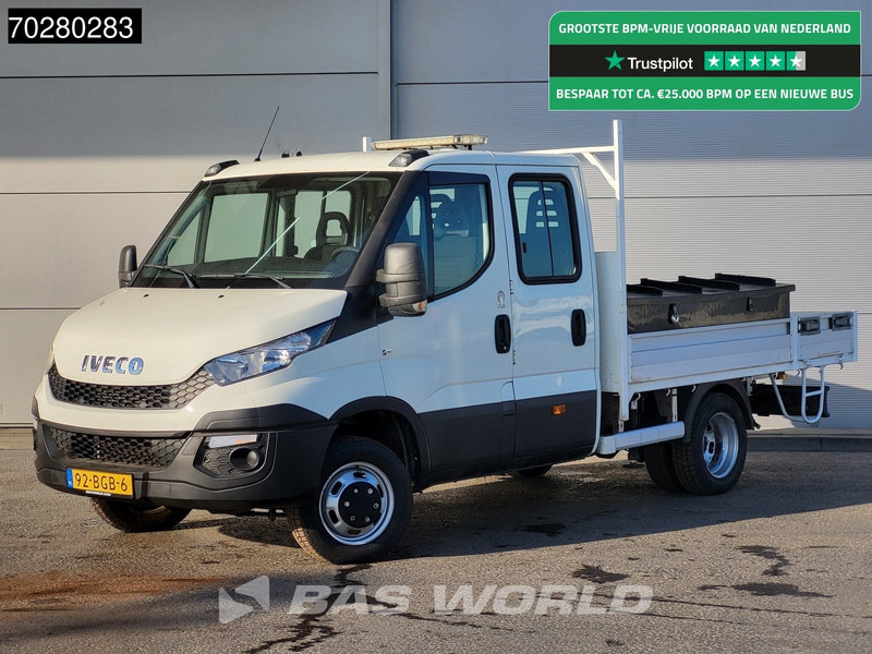 Iveco Daily 50C17 3,0L Automaat 170PK HIAB 017T-2 DC Open laadbak Dubbellucht Airco Euro6 Pickup Crane Kraanwagen Kranwagen Pritsche Airco D - Малотоннажный бортовой грузовик: фото 1 Iveco Daily 50C17 3,0L Automaat 170PK HIAB 017T-2 DC Open laadbak Dubbellucht Airco Euro6 Pickup Crane Kraanwagen Kranwagen Pritsche Airco D - Малотоннажный бортовой грузовик: фото 1