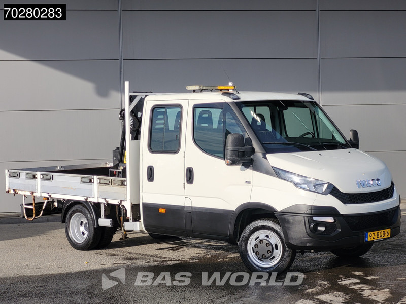 Iveco Daily 50C17 3,0L Automaat HIAB 017T-2 DC Open laadbak Kraan Dubbellucht Airco Euro6 Pickup Crane Kraanwagen Pritsche Airco Dubbel cabi - Малотоннажный бортовой грузовик: фото 3 Iveco Daily 50C17 3,0L Automaat HIAB 017T-2 DC Open laadbak Kraan Dubbellucht Airco Euro6 Pickup Crane Kraanwagen Pritsche Airco Dubbel cabi - Малотоннажный бортовой грузовик: фото 3