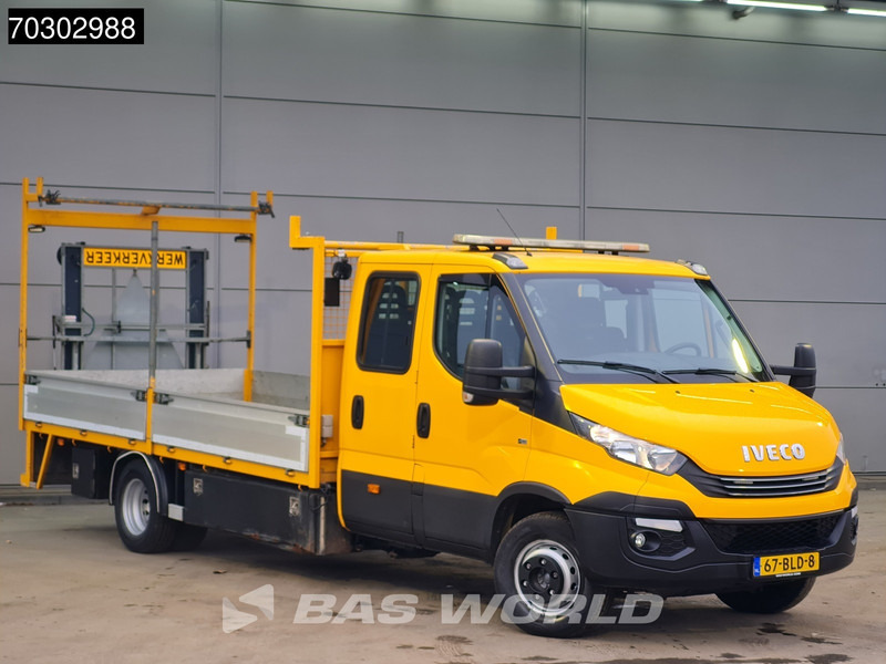 Iveco Daily 70C18 3.0L Automaat 452cmOpen Laadbak Dubbel Cabine Dubbellucht 3,5t Trekhaak Navi Airco Cruise Camera Zwaailamp Euro6 Pritsche - Малотоннажный бортовой грузовик: фото 3 Iveco Daily 70C18 3.0L Automaat 452cmOpen Laadbak Dubbel Cabine Dubbellucht 3,5t Trekhaak Navi Airco Cruise Camera Zwaailamp Euro6 Pritsche - Малотоннажный бортовой грузовик: фото 3