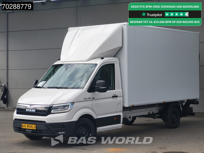 MAN TGE 3.180 Automaat Laadklep Bakwagen 2025 Facelift Navi LED Airco Cruise Euro6 Meubelbak Koffer 21m3 Airco Cruise control - Фургон с закрытым кузовом: фото 1 MAN TGE 3.180 Automaat Laadklep Bakwagen 2025 Facelift Navi LED Airco Cruise Euro6 Meubelbak Koffer 21m3 Airco Cruise control - Фургон с закрытым кузовом: фото 1