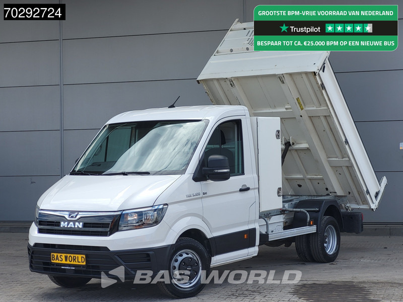 MAN TGE 5.120 COMING SOON! Kipper met kist 3500kg Trekhaak Airco Navi Tipper Benne Kieper Airco Dubbel cabine Trekhaak - Малотоннажный самосвал: фото 1 MAN TGE 5.120 COMING SOON! Kipper met kist 3500kg Trekhaak Airco Navi Tipper Benne Kieper Airco Dubbel cabine Trekhaak - Малотоннажный самосвал: фото 1