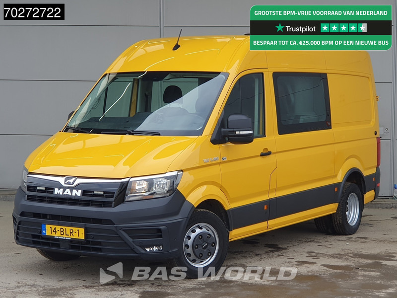MAN TGE 5.180 Automaat Dubbel Cabine Dubbellucht Werkplaatsinrichting Trekhaak Omvormer Camera Parkeersensoren Airco Cruise L2H2 8m3 Airco Dub - Цельнометаллический фургон: фото 1 MAN TGE 5.180 Automaat Dubbel Cabine Dubbellucht Werkplaatsinrichting Trekhaak Omvormer Camera Parkeersensoren Airco Cruise L2H2 8m3 Airco Dub - Цельнометаллический фургон: фото 1