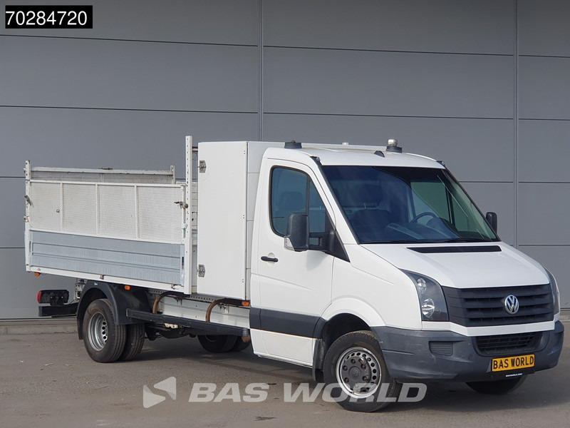 Volkswagen Crafter 136pk Open Laadbak met Kist Dubbellucht 3,5t Trekhaak Airco Euro6 Tipper Benne Kieper Trekhaak - Малотоннажный бортовой грузовик: фото 3 Volkswagen Crafter 136pk Open Laadbak met Kist Dubbellucht 3,5t Trekhaak Airco Euro6 Tipper Benne Kieper Trekhaak - Малотоннажный бортовой грузовик: фото 3