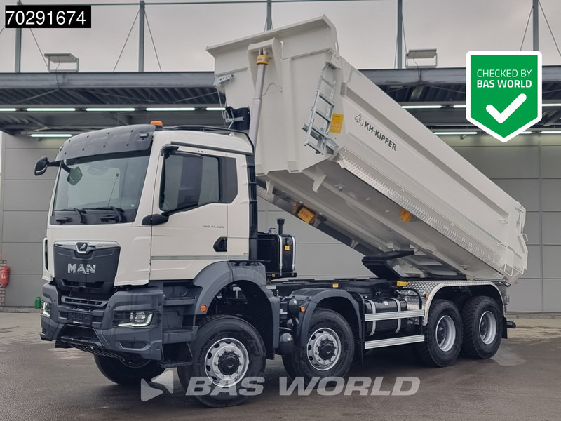 MAN TGS 41.480 8X8 8x8 20m3 KH Kipper tarpaulin Manual Big-axle Steel suspension Euro 6 - Самосвал: фото 1 MAN TGS 41.480 8X8 8x8 20m3 KH Kipper tarpaulin Manual Big-axle Steel suspension Euro 6 - Самосвал: фото 1