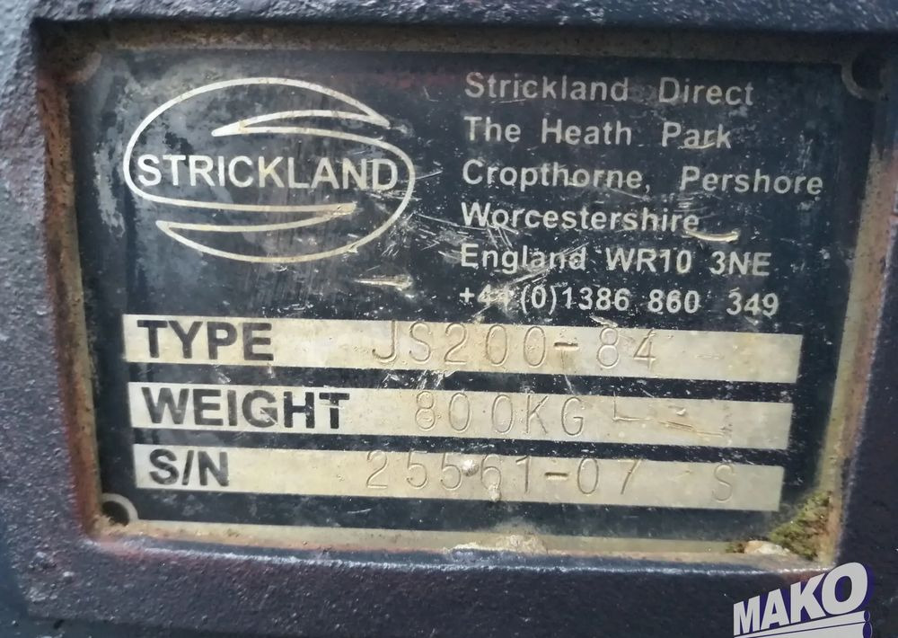 Łyżka skarpowa Strickland 210cm Miller fi 80 - Навесное оборудование для Строительной техники: фото 5 Łyżka skarpowa Strickland 210cm Miller fi 80 - Навесное оборудование для Строительной техники: фото 5