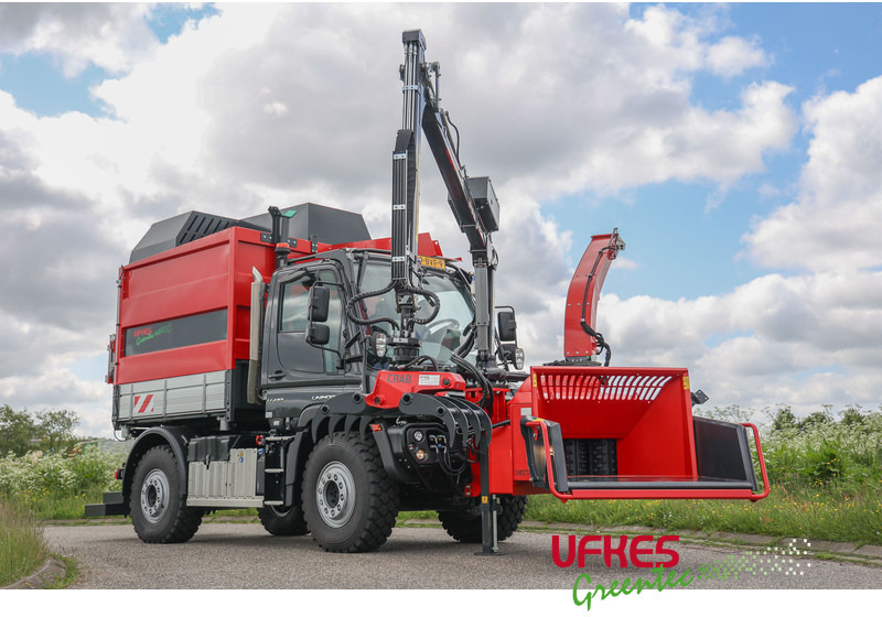 Mercedes-Benz Unimog U 427 Greentec woodchipper combi - Фургон: фото 3 Mercedes-Benz Unimog U 427 Greentec woodchipper combi - Фургон: фото 3