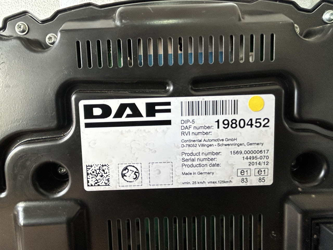 DAF COUNTER CLOCK + HARNESS + CONSOLE DAF XF 106 1980452 + 1900912 + 1951834 - Приборная панель: фото 3 DAF COUNTER CLOCK + HARNESS + CONSOLE DAF XF 106 1980452 + 1900912 + 1951834 - Приборная панель: фото 3