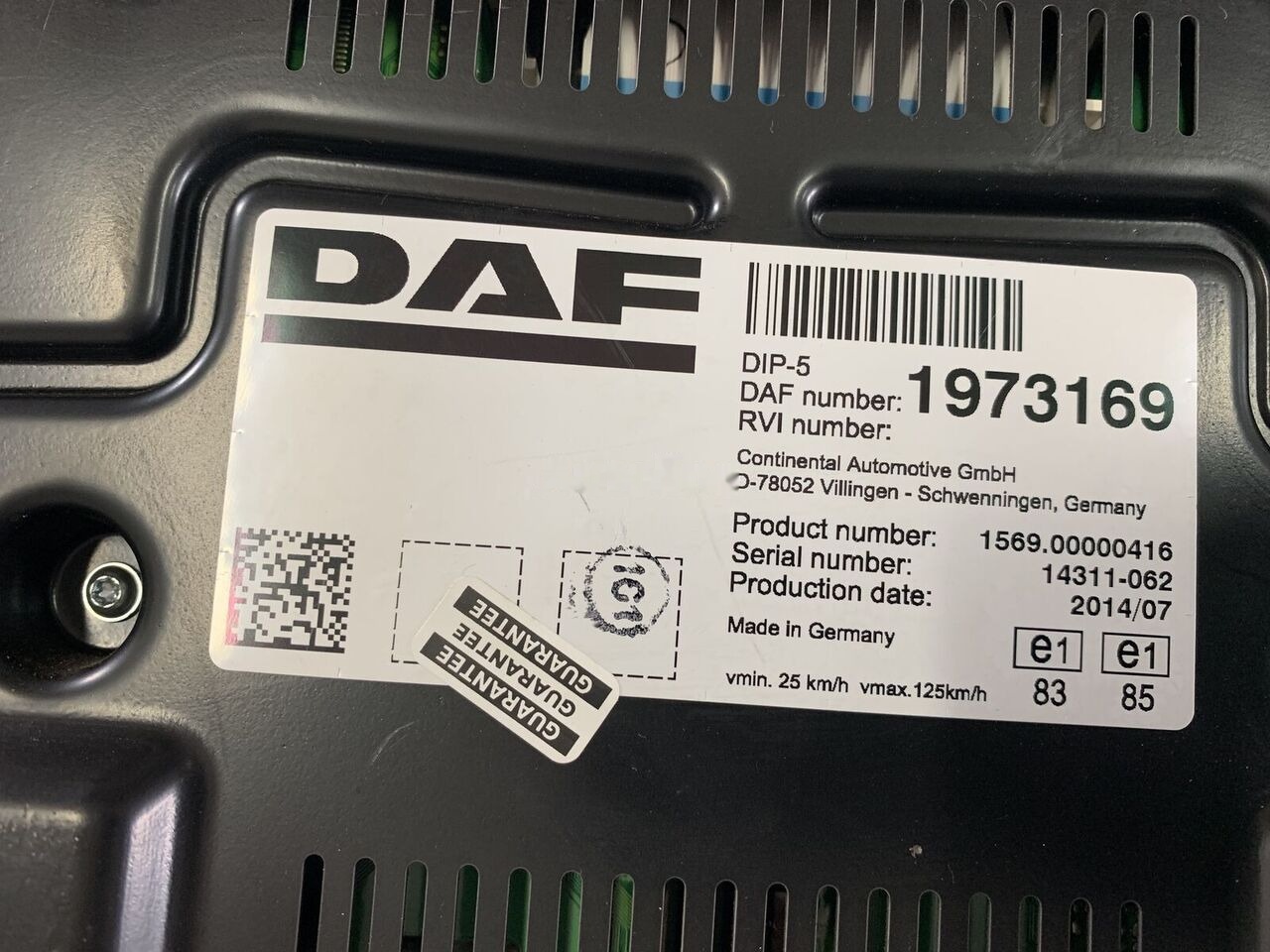DAF XF 106 1973169 DAF XF 106 truck - Тахограф для Грузовиков: фото 2 DAF XF 106 1973169 DAF XF 106 truck - Тахограф для Грузовиков: фото 2