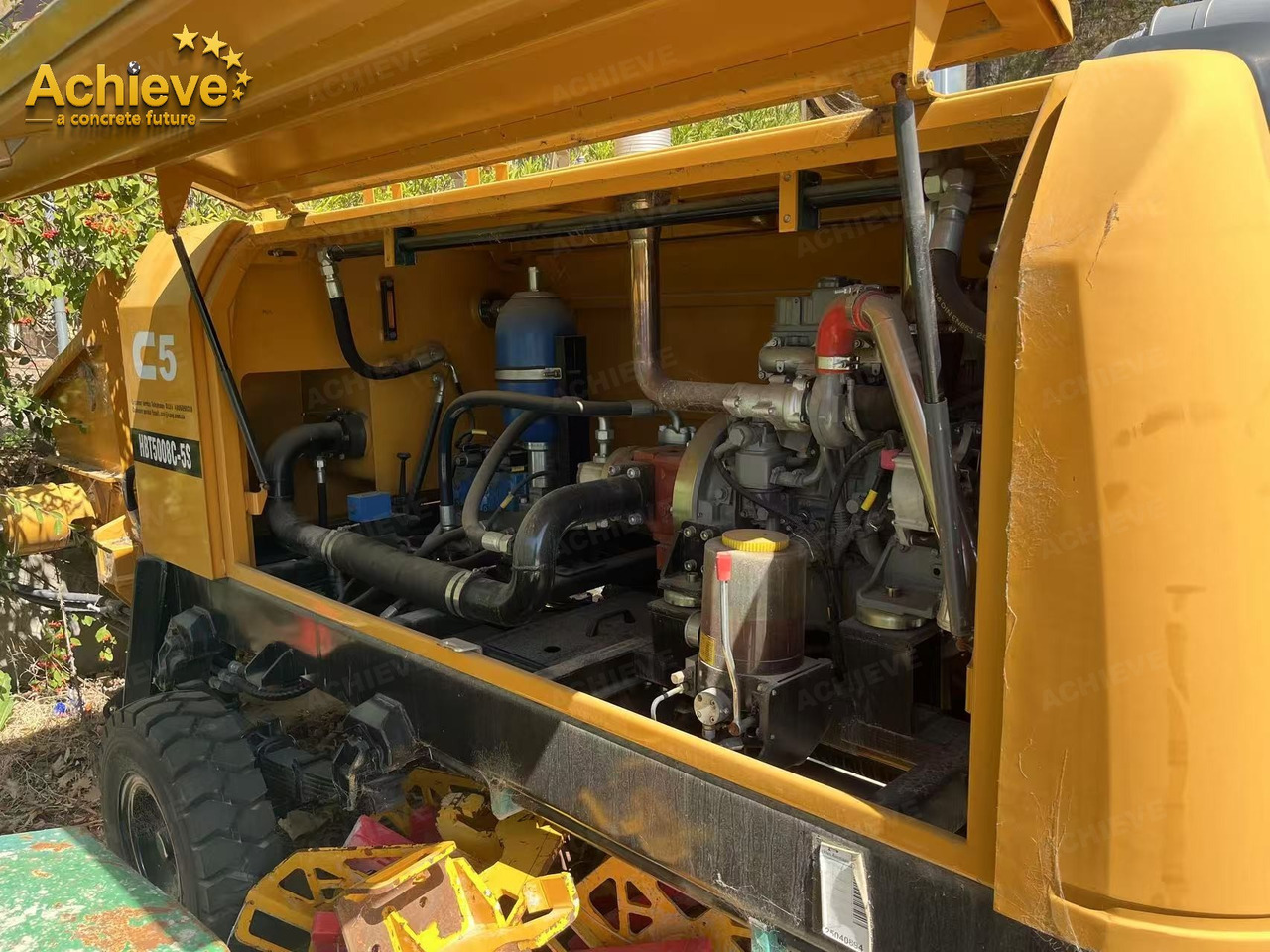 SANY SANY 【ACHIEVE】TOP CONDITION!!! demo new low hours Sany Concrete Trailer Pump 2017 HBT5008C-5S - Бетононасос стационарный: фото 4 SANY SANY 【ACHIEVE】TOP CONDITION!!! demo new low hours Sany Concrete Trailer Pump 2017 HBT5008C-5S - Бетононасос стационарный: фото 4