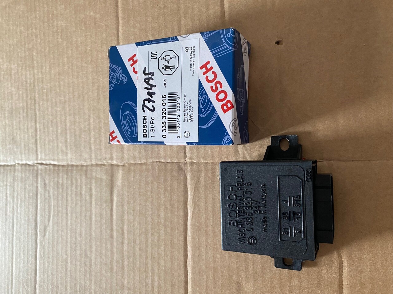 BOSCH Relay, wipe-/wash interval BOSCH 0 335 320 016 0335320016 - Запчасти: фото 2 BOSCH Relay, wipe-/wash interval BOSCH 0 335 320 016 0335320016 - Запчасти: фото 2