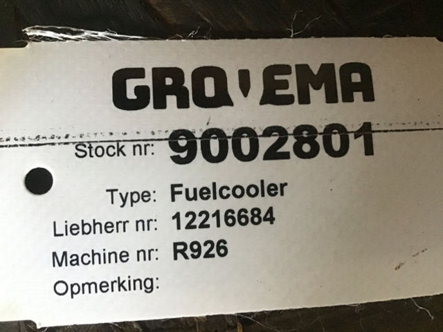 Liebherr Fuelcooler - Радиатор: фото 4 Liebherr Fuelcooler - Радиатор: фото 4