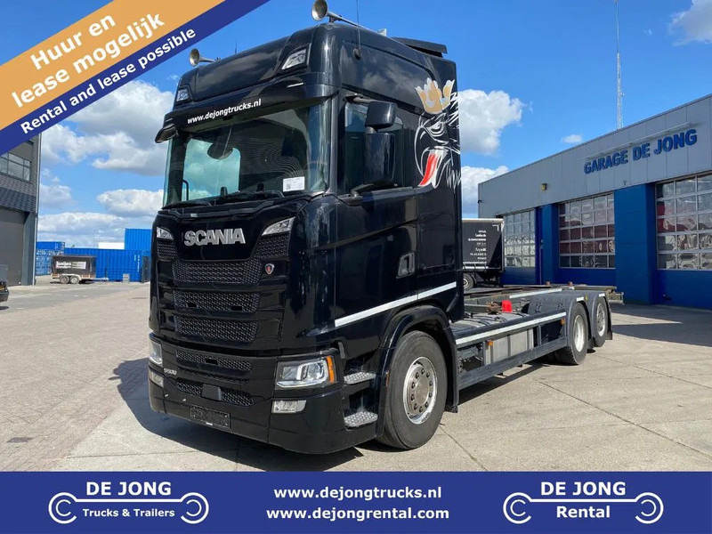 Scania S500 NGS BDF / Retarder / 6x2 / 2x Tank - Грузовик-контейнеровоз/ Сменный кузов: фото 1 Scania S500 NGS BDF / Retarder / 6x2 / 2x Tank - Грузовик-контейнеровоз/ Сменный кузов: фото 1