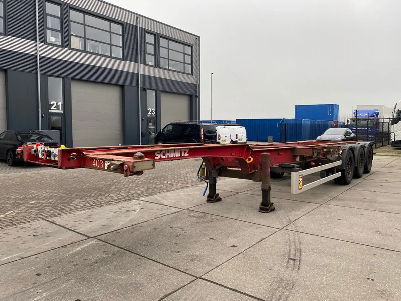 Schmitz Cargobull SCF 24 G Chassis / SAF + Disc / 1x Extendable / Lift axle - Полуприцеп-контейнеровоз/ Сменный кузов: фото 3 Schmitz Cargobull SCF 24 G Chassis / SAF + Disc / 1x Extendable / Lift axle - Полуприцеп-контейнеровоз/ Сменный кузов: фото 3