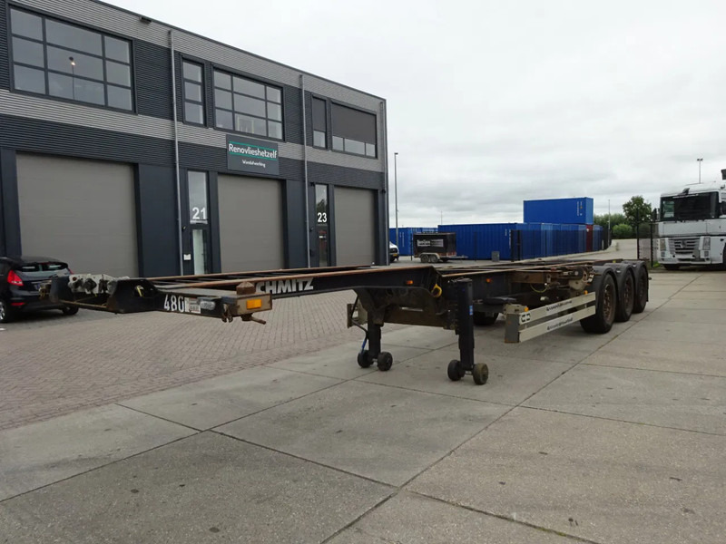 Schmitz Cargobull SCF 27 / SAF + Disc / 1x Extendable / 1x Lift Axle - Полуприцеп-контейнеровоз/ Сменный кузов: фото 4 Schmitz Cargobull SCF 27 / SAF + Disc / 1x Extendable / 1x Lift Axle - Полуприцеп-контейнеровоз/ Сменный кузов: фото 4
