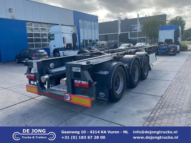 Van Hool Tank Chassis / ADR / BPW + DISC / 20-30 FT - Полуприцеп-контейнеровоз/ Сменный кузов: фото 1 Van Hool Tank Chassis / ADR / BPW + DISC / 20-30 FT - Полуприцеп-контейнеровоз/ Сменный кузов: фото 1
