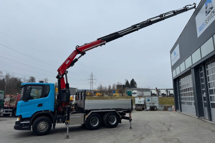 Scania G540 6x4 Fassi 395-7 SZM&Pritsche - Автоманипулятор, Грузовик бортовой/ Платформа: фото 3 Scania G540 6x4 Fassi 395-7 SZM&Pritsche - Автоманипулятор, Грузовик бортовой/ Платформа: фото 3