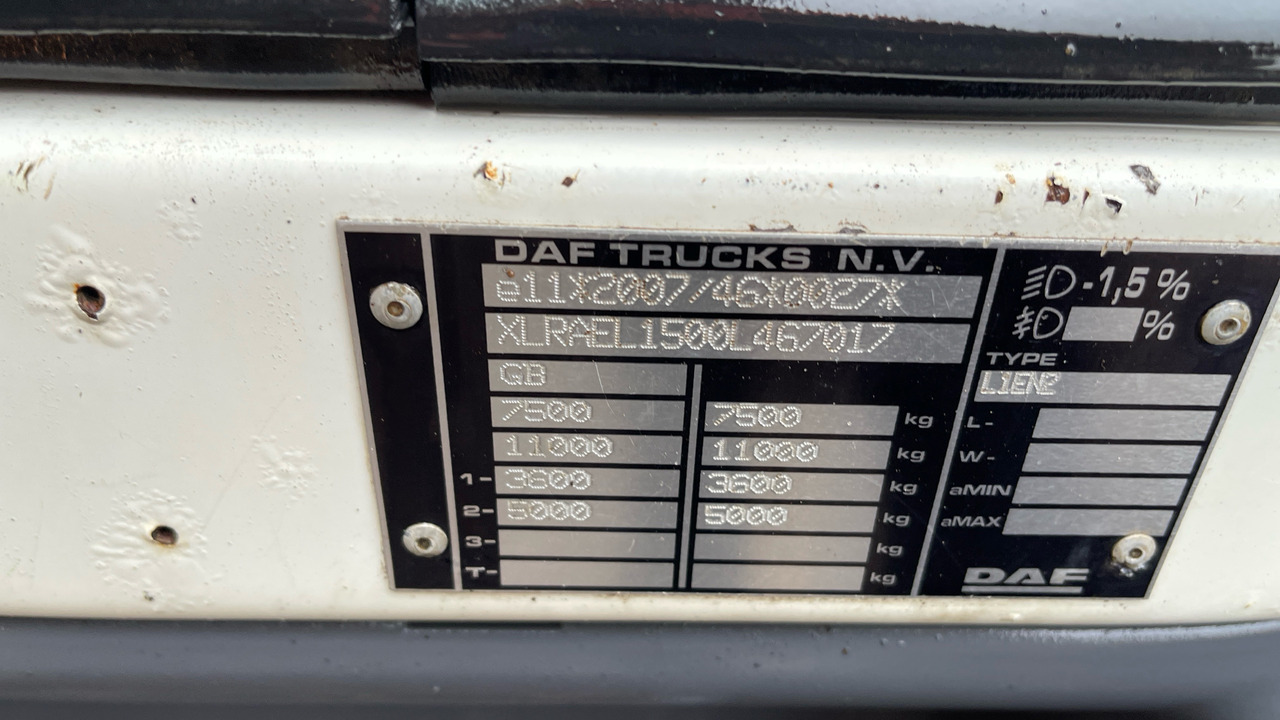 Грузовик бортовой/ Платформа Daf LF 150: фото 12