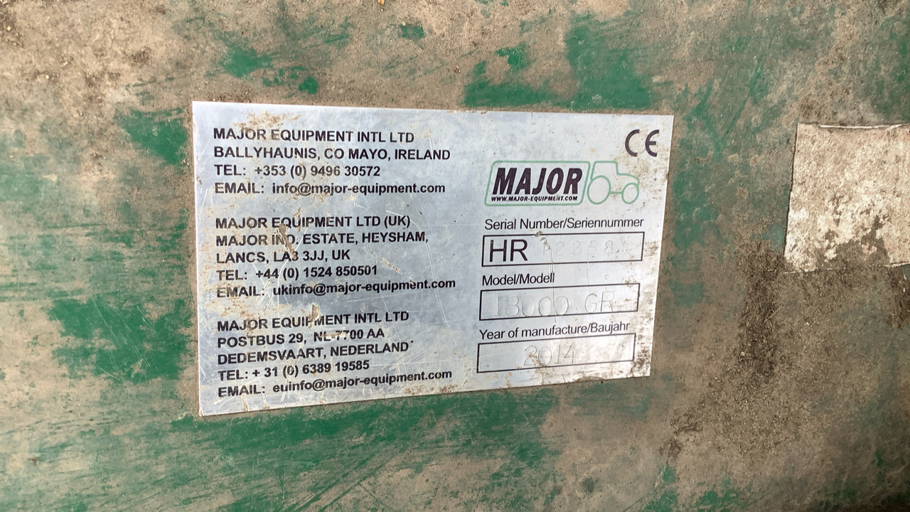 MAJOR 18000GR TRAILED FINISHING MOWER 13/441 - Строительное оборудование: фото 5 MAJOR 18000GR TRAILED FINISHING MOWER 13/441 - Строительное оборудование: фото 5