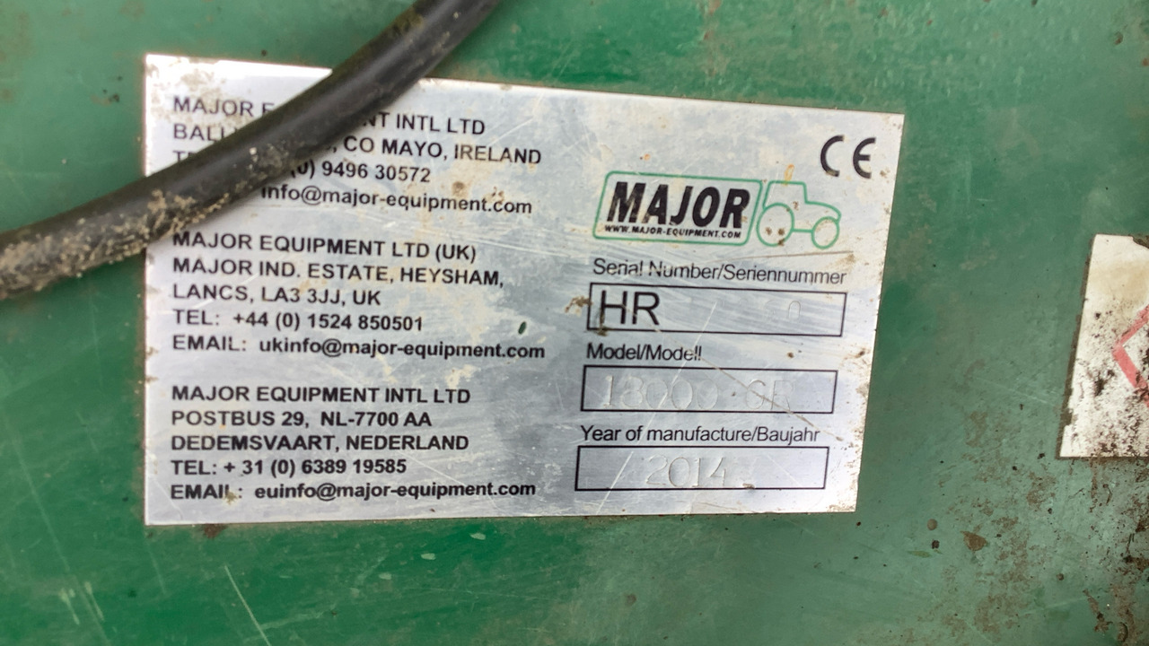 MAJOR 18000GR TRAILED ROLLERMOWER 13/438 - Строительное оборудование: фото 5 MAJOR 18000GR TRAILED ROLLERMOWER 13/438 - Строительное оборудование: фото 5