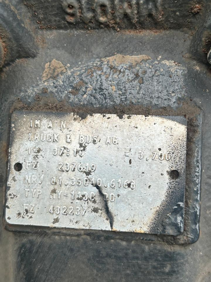 Задняя ось для Грузовиков MAN TGM 15.290 Hinterachse 37:10 /81.35010.6168 mit Schnee ketten: фото 8