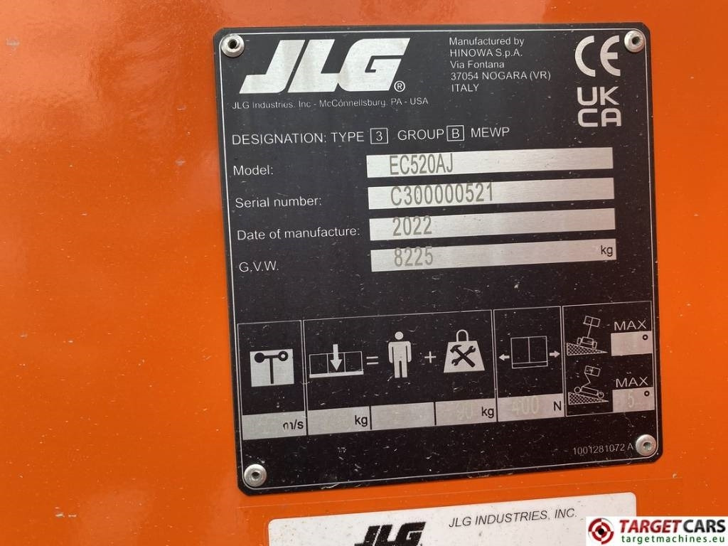 Новый Коленчатый подъемник JLG EC520AJ Electric Articulated Boom Work Lift 1800cm: фото 10 Новый Коленчатый подъемник JLG EC520AJ Electric Articulated Boom Work Lift 1800cm: фото 10