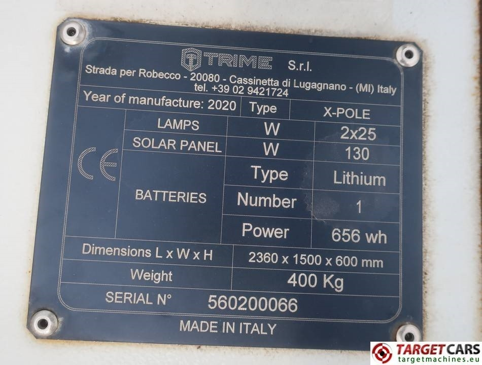 Осветительная мачта Trime X-Pole Tower Light 2x25W Led Solar Panel: фото 10 Осветительная мачта Trime X-Pole Tower Light 2x25W Led Solar Panel: фото 10