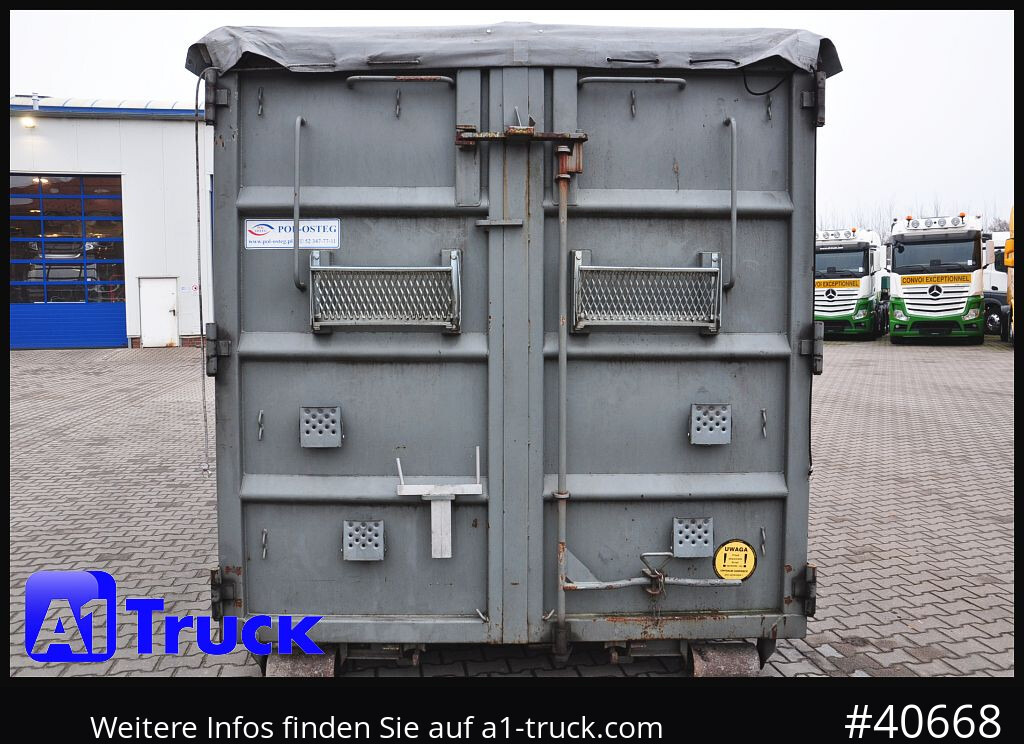 POL OSTEG Abrollcontainer 47,5m³, Mulde, Dachplane, Portaltür - Грузовик: фото 2 POL OSTEG Abrollcontainer 47,5m³, Mulde, Dachplane, Portaltür - Грузовик: фото 2