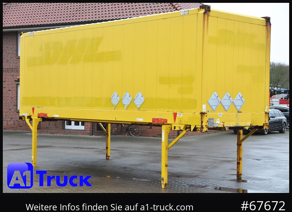 Сменный кузов - фургон KRONE WB 7,45 Koffer, BDF Wechselbrücke 2550mm: фото 1