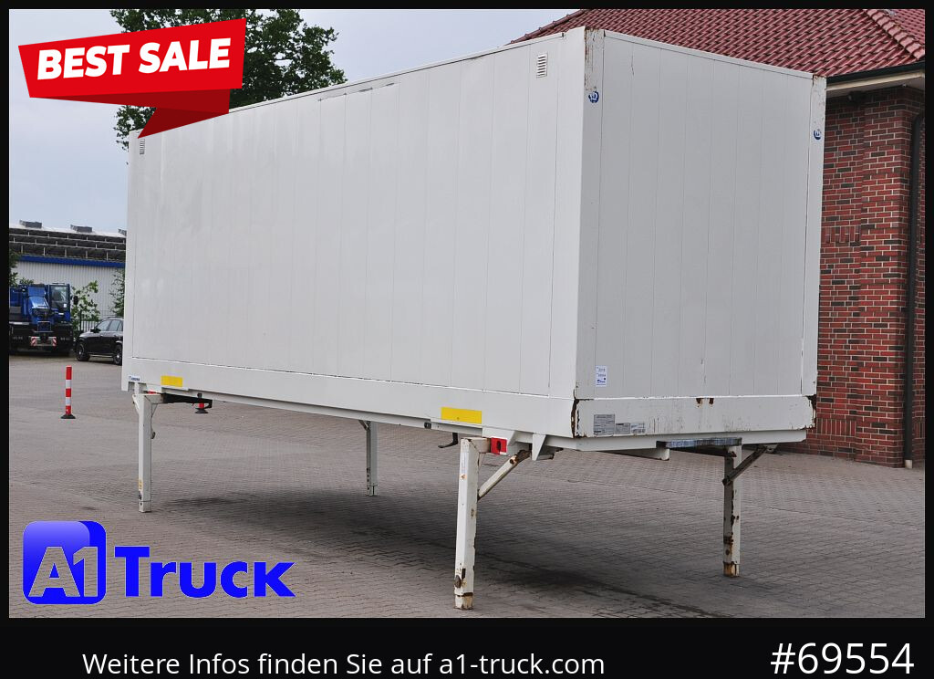 KRONE WB BDF 7,45 Koffer, 2750mm innen, 20 x vorhanden - Сменный кузов - фургон: фото 1 KRONE WB BDF 7,45 Koffer, 2750mm innen, 20 x vorhanden - Сменный кузов - фургон: фото 1