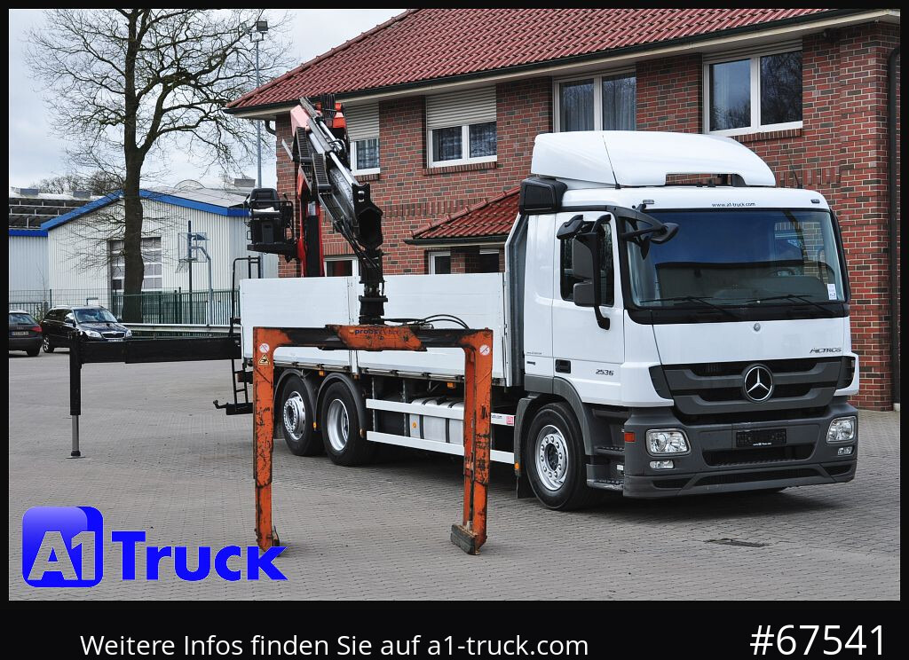 MERCEDES-BENZ Actros 2536 MP3, Palfinger PK 18001L, Lift-Lenk - Автоманипулятор, Грузовик бортовой/ Платформа: фото 1 MERCEDES-BENZ Actros 2536 MP3, Palfinger PK 18001L, Lift-Lenk - Автоманипулятор, Грузовик бортовой/ Платформа: фото 1
