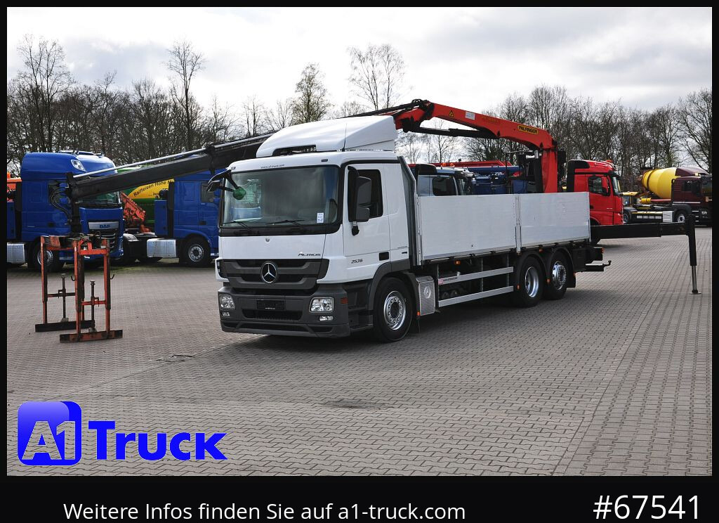 Автоманипулятор, Грузовик бортовой/ Платформа MERCEDES-BENZ Actros 2536 MP3, Palfinger PK 18001L, Lift-Lenk: фото 10