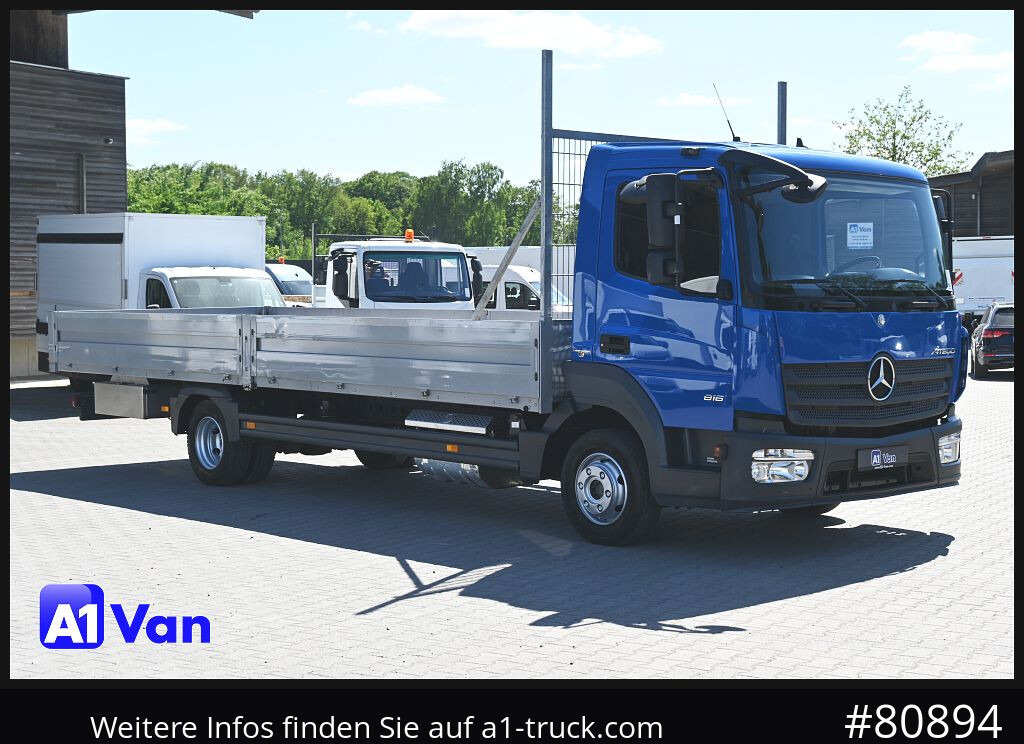 MERCEDES-BENZ Atego 816 Pritsche, 7 Meter lang , Automatik - Малотоннажный бортовой грузовик: фото 1 MERCEDES-BENZ Atego 816 Pritsche, 7 Meter lang , Automatik - Малотоннажный бортовой грузовик: фото 1