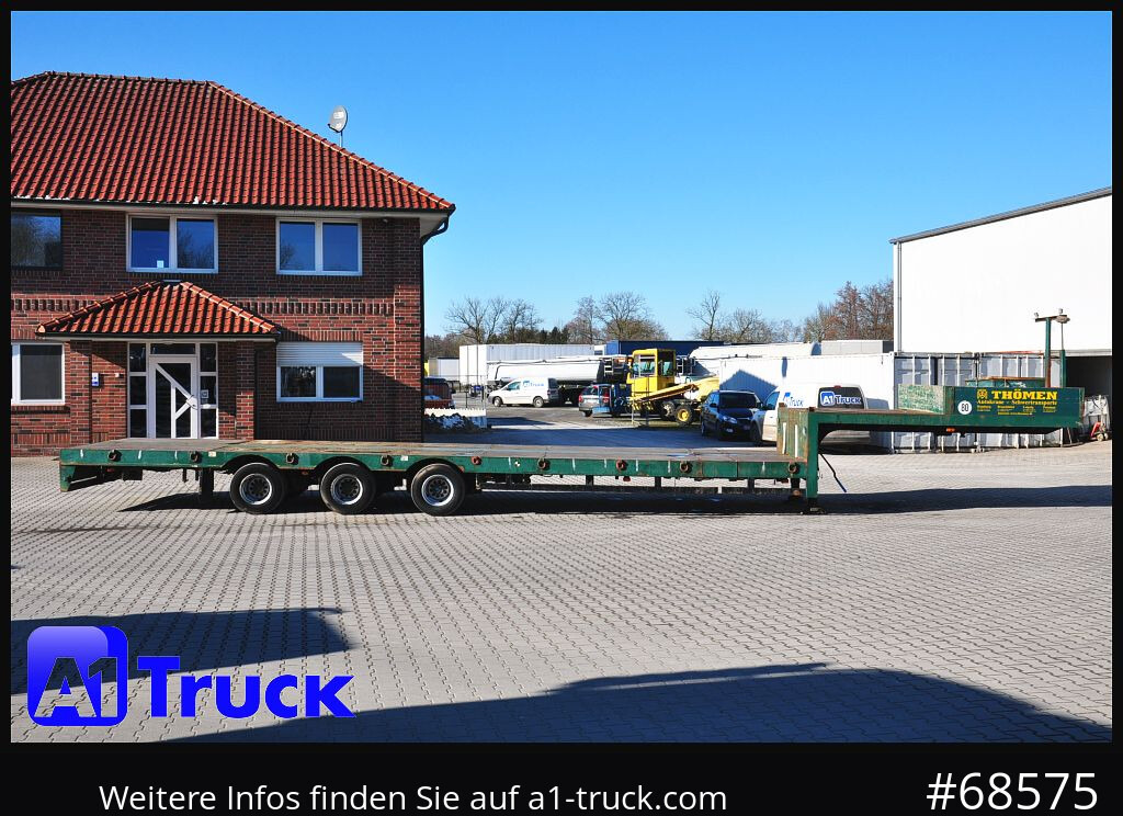 Низкорамный полуприцеп для транспортировки тяжёлой техники NOOTEBOOM ES-GE 3 Achs Tele, SAF: фото 8