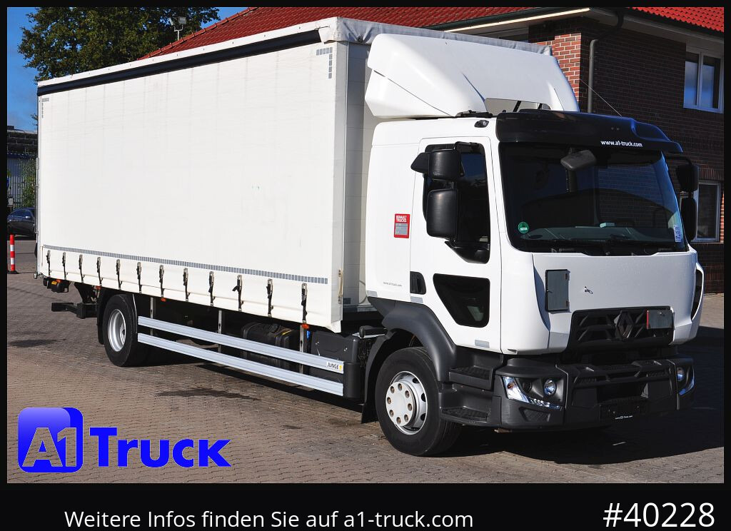 RENAULT D 280, 4x2, Ladebordwand, LBW, TÜV 06/2026 - Тентованный грузовик: фото 1 RENAULT D 280, 4x2, Ladebordwand, LBW, TÜV 06/2026 - Тентованный грузовик: фото 1