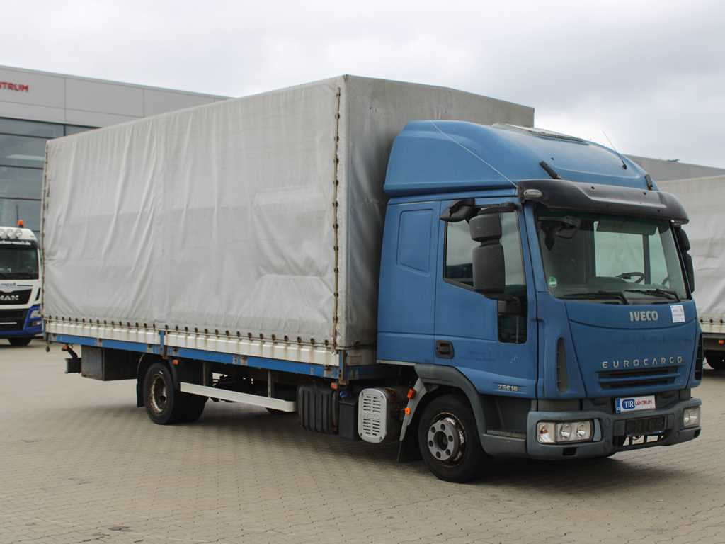 Iveco EUROCARGO 75E18, EURO 4, PNEU 80% - Тентованный грузовик: фото 3 Iveco EUROCARGO 75E18, EURO 4, PNEU 80% - Тентованный грузовик: фото 3