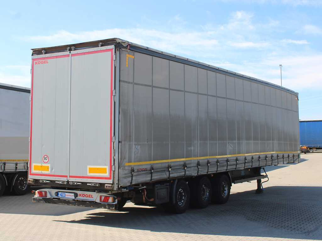 Kögel SN 24 MEGA, SAF, LOWDECK, LIFT AXLE, LIFTING ROOF, MULTILOCK - Тентованный полуприцеп: фото 4 Kögel SN 24 MEGA, SAF, LOWDECK, LIFT AXLE, LIFTING ROOF, MULTILOCK - Тентованный полуприцеп: фото 4