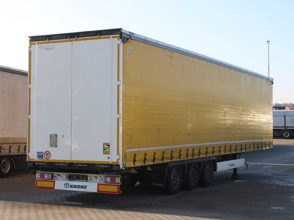 Krone SD, LOWDECK, LIFTING AXLE, LIFTING ROOF, MULTILOCK - Тентованный полуприцеп: фото 4 Krone SD, LOWDECK, LIFTING AXLE, LIFTING ROOF, MULTILOCK - Тентованный полуприцеп: фото 4